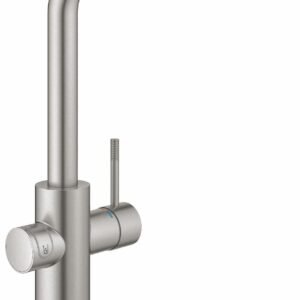 Blue Kitchen Faucet with Pull Out Spray - SuperSteel 31608DC2 Grohe