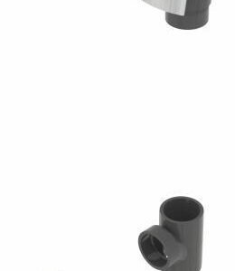 Tip-Toe FRZERO PVC Offset Waste & Overflow Kit - Chrome Plated 2550TIPK-CP +osb