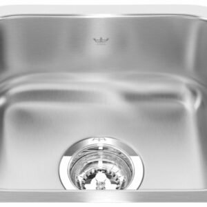 Steel Queen 14-3/4" 1 Bowl Undermount Kitchen Sink - Stainless Steel QSU1315-6 Kindred