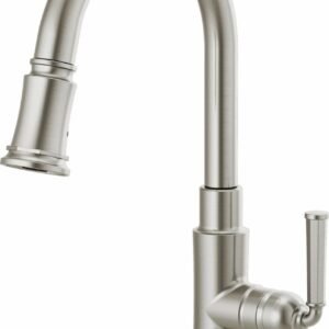 Rook SmartTouch Kitchen Faucet with Pulldown Spray - Stainless 64074LF-SS Brizo