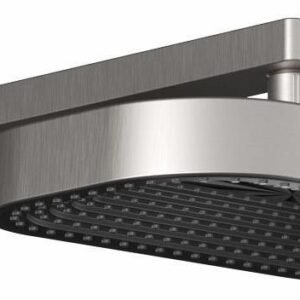 Kareo Premia 12" x 8" Rainshower Shower Head with Wall Arm - Pure Nickel BF2159-125 Kalia