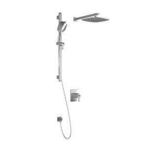 Grafik TCD1 Plus Thermostatic Coaxial Shower System with Wall Arm (less Valve) - Chrome BF1719-110-100 Kalia