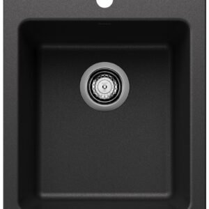 Liven 17 1 Bowl Dual Mount Bar Sink - Anthracite 403667 Blanco