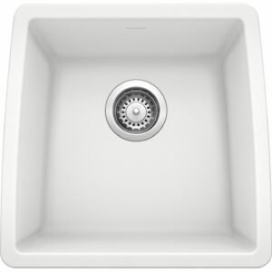 Performa U 1 Bowl Undermount Silgranit Bar Sink - White 402143 Blanco