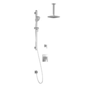Grafik TD2 Thermostatic Shower System with Vertical Ceiling Arm (less valves) - Chrome BF1499-110-001 Kalia