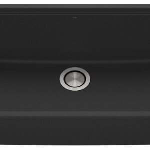 Bacia 27" Granistone 1 Bowl Undermount Kitchen Sink - Matte Black KS2121-320 Kalia