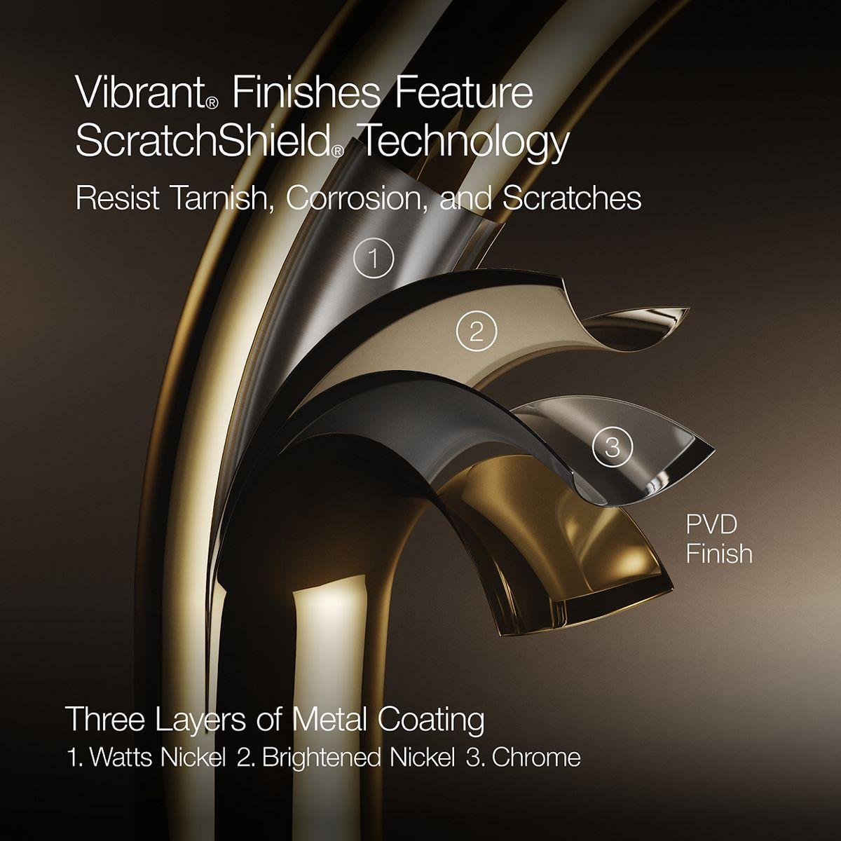 Artifacts Kitchen Faucet with Side Spray - Vibrant Polished Nickel 99265-SN Kohler - Image 7