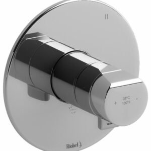 Parabola 5-Functions Thermostatic Valve Trim - Chrome TPB45C RIOBEL