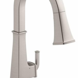 Riff Touchless Smart Kitchen Faucet with Pulldown Spray - Vibrant Stainless 23832-WB-VS Kohler