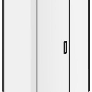 Distink (Box 2 of 2) 36 x 77 Return Panel for Corner Installation - Matte Black DR1749-160-005 Kalia
