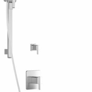 Grafik TD3 Plus Thermostatic Shower System with Wall Arm (less Valves) - Chrome BF1611-110-100 Kalia