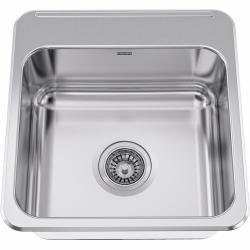 18-1/8" 1 Bowl Drop-In Kitchen Sink - Stainless Steel LBS4607-1 Franke