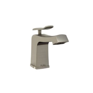 Umani Single Hole Bathroom Faucet - Brushed Nickel BF1063-120 Kalia