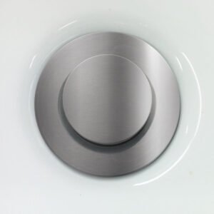 Push Drain for Bathroom Sink with Overflow - Pure Nickel AC1327-125 Kalia
