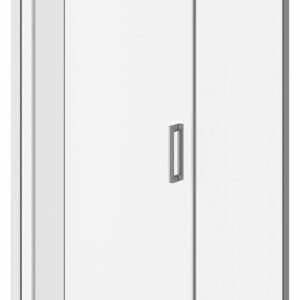 Distink (Box 1 of 2) 36 x 77 Pivot Shower Door for Corner Installation - Chrome DR1743-110-005 Kalia
