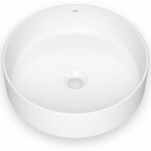 Urba Round Drop-In Bathroom Sink - White FU2109-240 Kalia