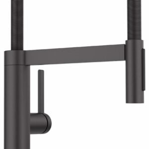 BlancoCulina II Kitchen Faucet with Spring Pulldown Spray - Matte Black 527474 Blanco