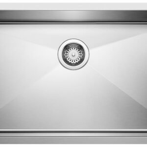 Radius 10 U Super 1 Bowl Undermount Kitchen Sink - Stainless 400469 Blanco