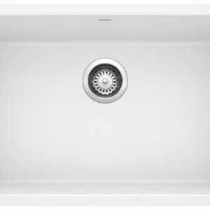 Precis 27 1 Bowl Silgranit Undermount Kitchen Sink - White 401894 Blanco
