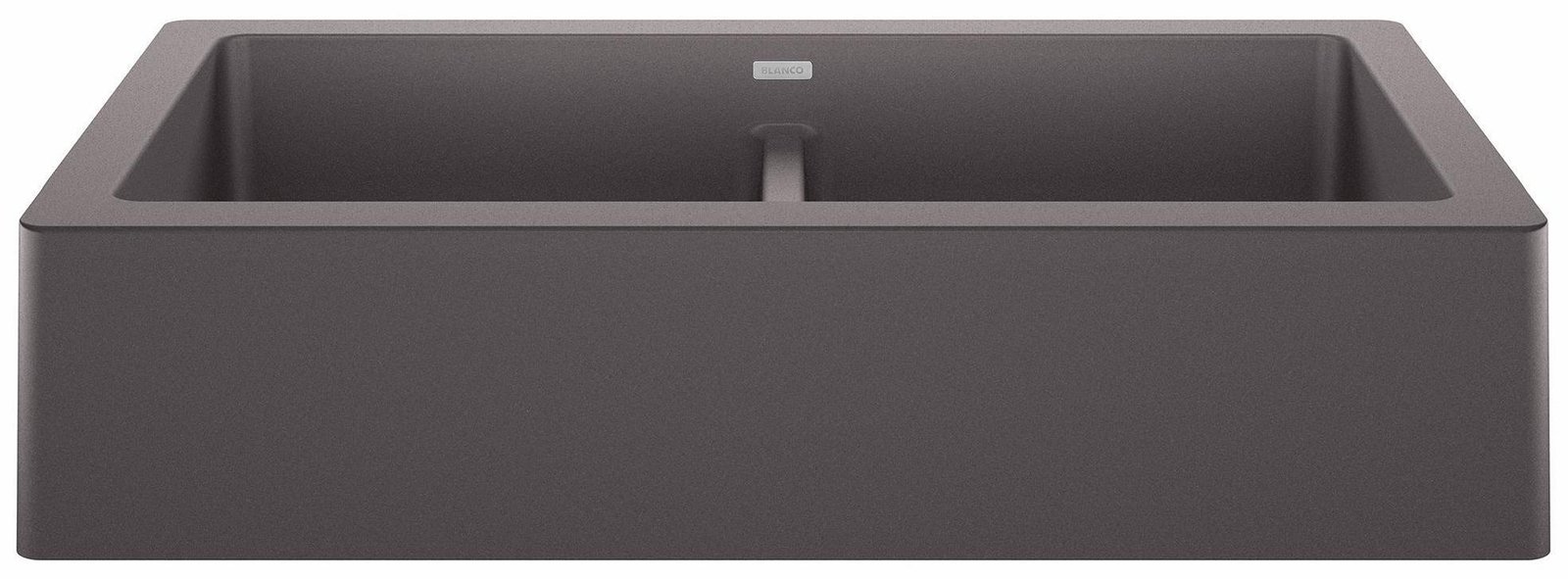 Vintera 33 2 Bowl Silgraint Apron Front Kitchen Sink - Cinder 402591 Blanco - Image 2