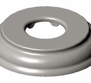 Rustik Shower Arm Flange - Pure Nickel 103607-125 Kalia