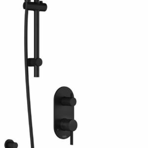 Sobrio PB4 Pressure Balance Shower System (Less Valve) - Matte Black BF1909-160 Kalia