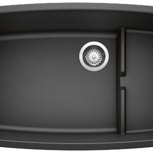 Performa Cascade 1.5 Bowl Undermount Silgranit Sink - Anthracite 400886 Blanco