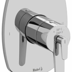Venty 3-Functions Thermostatic Valve Trim - Chrome TVY23C RIOBEL