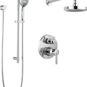Monitor 14 Series Round Shower Kit Trim (less valve) - Chrome DF-TKIT1-PBR Delta