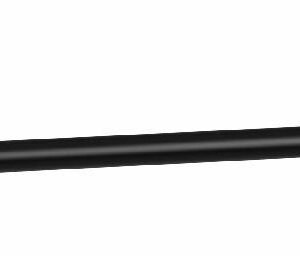 Rustik 24" Towel Bar - Black AC1501-165 Kalia