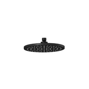 Generic Round Rainshower Shower Head - Matte Black 104287-160 Kalia