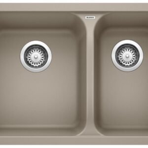 Vision U 1.5 Bowl Undermount Silgranit Sink - Truffle 401133 Blanco