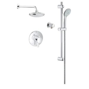 Cosmopolitan Pressure Balance Dual Function Shower Kit - Chrome 117166 Grohe
