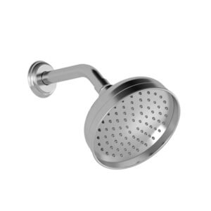 Rustik Shower Head and 45 Degree Wall Arm - Chrome BF1535-110 Kalia