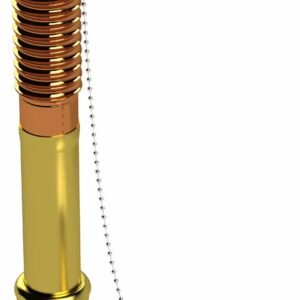 Plug & Chain Brass Waste & Overflow - Chrome 314CS-S +osb