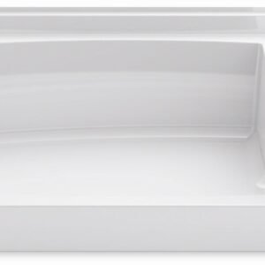 Bowen 60" x 31-1/4'" RH Drain Shower Base with LH Seat & 21" Knee Wall - White GR5410R-0 Hytec