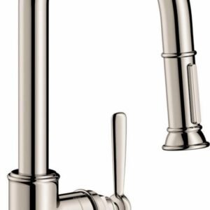 Axor Montreux Kitchen Faucet with Pulldown Spray - Polished Nickel 16581831 Axor