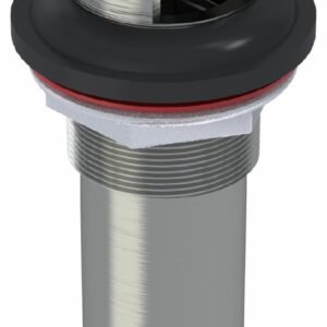 2-Piece Clicker Bathroom Sink Drain with Overflow - Brushed Nickel 3600Q-BN +osb