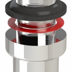 Clicker Bathroom Vessel Sink Drain less Overflow - Chrome 3535Q-CP +osb