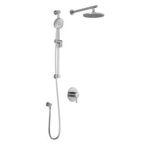 Preciso TCD1 Thermostatic Coaxial Shower System with Wall Arm (less valve) - Chrome BF1828-110 Kalia