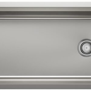 Inteos 33 1 Bowl Undermount Kitchen Sink - Satin Polish 403873 Blanco