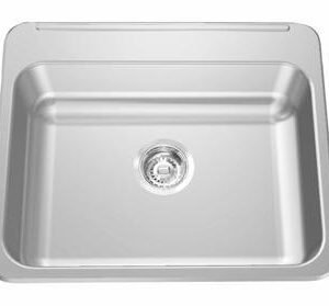 22-1/8" 3-Hole 1 Bowl Drop-In Kitchen Sink - Stainless Steel ALBS4006P-1-3 Franke