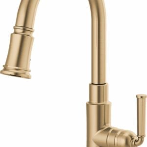 Rook SmartTouch Kitchen Faucet with Pulldown Spray - Luxe Gold 64074LF-GL Brizo
