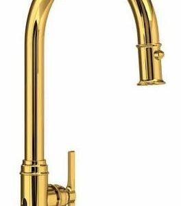 Southbank Touchless Kitchen Faucet with Pulldown Spray - Unlacquered Brass U.SB53D1LMULB Perrin & Rowe