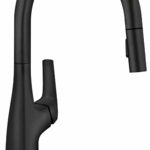 Rivana Kitchen Faucet with Pullldown Spray - Matte Black 443020 Blanco
