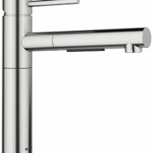 Alta II Kitchen Faucet with Pullout Spray - Pvd Steel 527559 Blanco