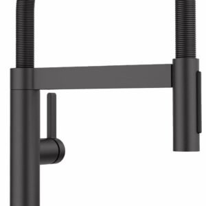 BlancoCulina II Mini Kitchen Faucet with Spring Pulldown Spray - Matte Black 527481 Blanco