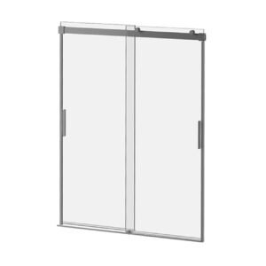 Akcess (Box 2 of 2) 60" x 77" External Panel Sliding Shower Door - Chrome DR1296-110-003 Kalia