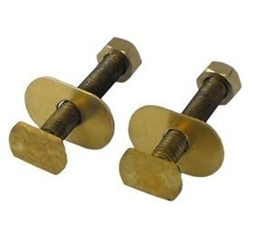 Brass Closet Bolt Set per Pair 82R Lyn Car