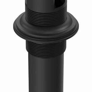Push Drain with Overflow Assembly with Porcelain Cap - Matte Black AC2142-160 Kalia
